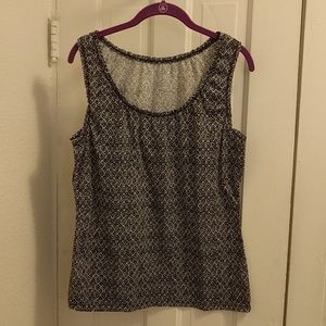 Black and White Patterned Tank